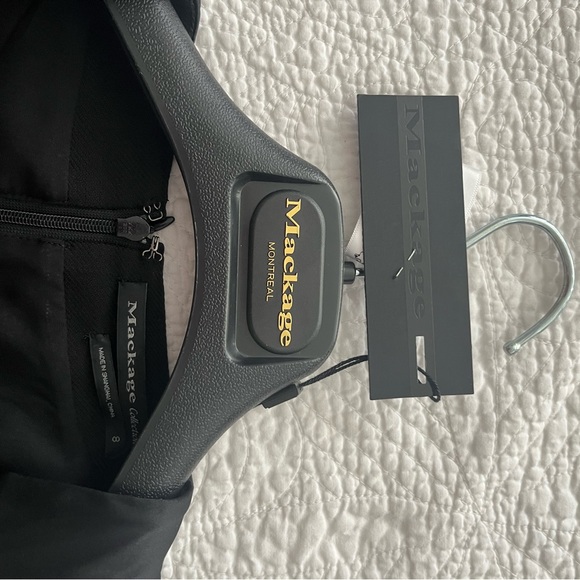 MACKAGE DRESS- BLACK - SIZE S - Picture 2 of 10